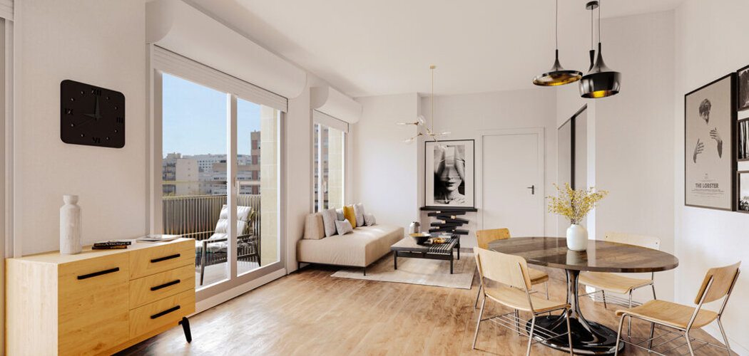 Programme immobilier neuf LES ATELIERS 63 - Aubervilliers : appartements neufs industriels en plein centre-ville (93300) - Référence : 14859