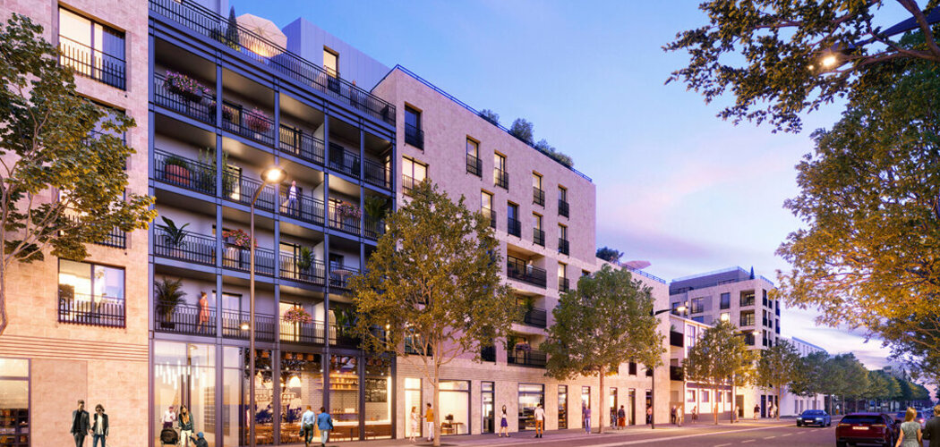 Programme immobilier neuf LES ATELIERS 63 - Aubervilliers : appartements neufs industriels en plein centre-ville (93300) - Référence : 14859