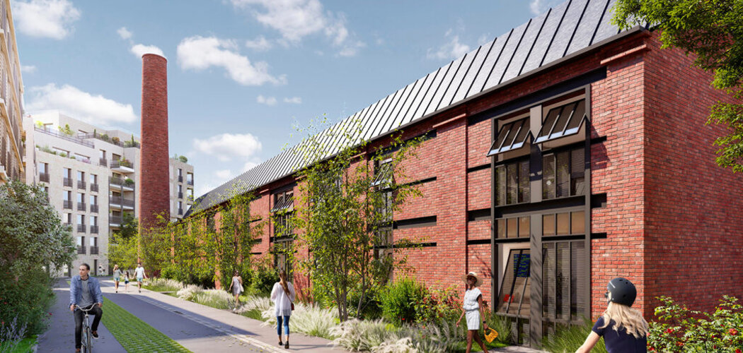 Programme immobilier neuf LES ATELIERS 63 - Aubervilliers : appartements neufs industriels en plein centre-ville (93300) - Référence : 14859