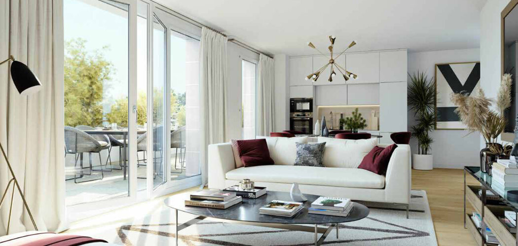 Programme immobilier neuf 54 République - Aubervilliers : Appartements studio–T4 avec balcons, digicode et proximité parc Stalingrad (93300) - Référence : 14464