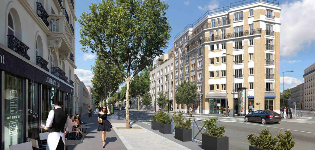 Programme immobilier neuf 54 République - Aubervilliers : Appartements studio–T4 avec balcons, digicode et proximité parc Stalingrad (93300) - Référence : 14464