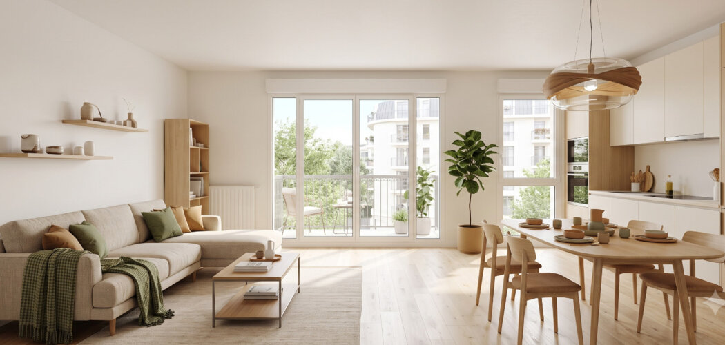 Programme immobilier neuf Le Vaillant - Aubervilliers : Appartements T2–T4 avec loggias, double vitrage et proximité centre-ville (93300) - Référence : 18021
