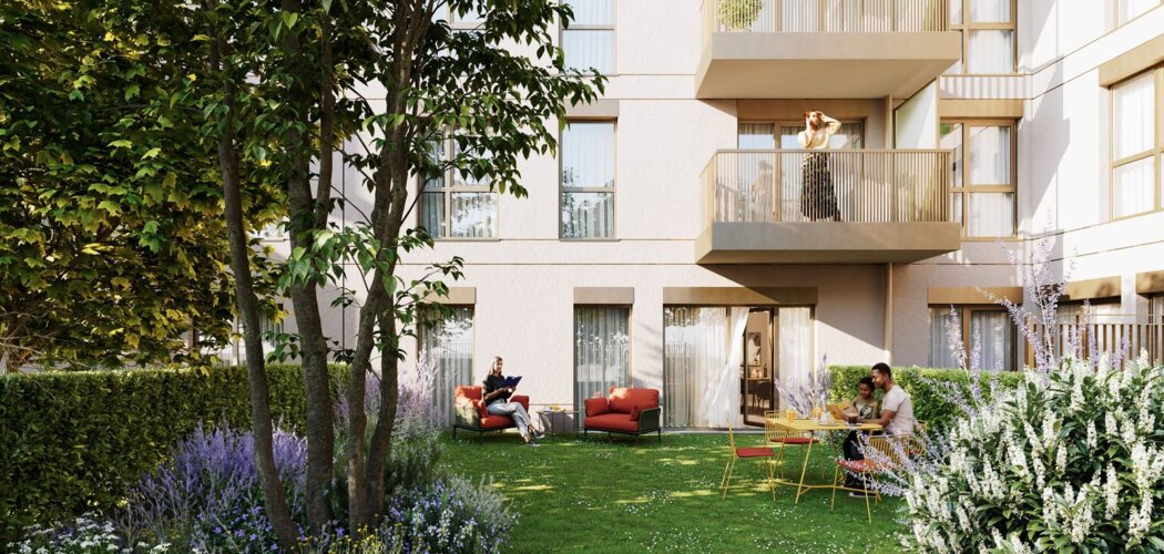 Programme immobilier neuf FAUBOURG 19 - Aubervilliers proche des métros 7 et 12 (93300) - Référence : 18095
