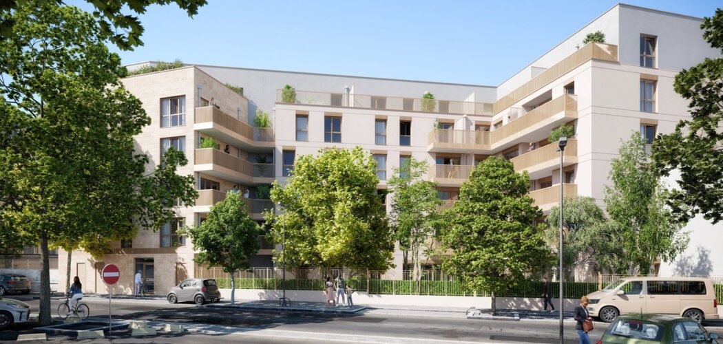 Programme immobilier neuf FAUBOURG 19 - Aubervilliers proche des métros 7 et 12 (93300) - Référence : 18095