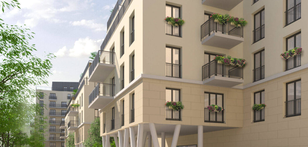 Programme immobilier neuf Les Terrasses du Canal - Aubervilliers proche métro 12 et future ligne 15 (93300) - Référence : 16351