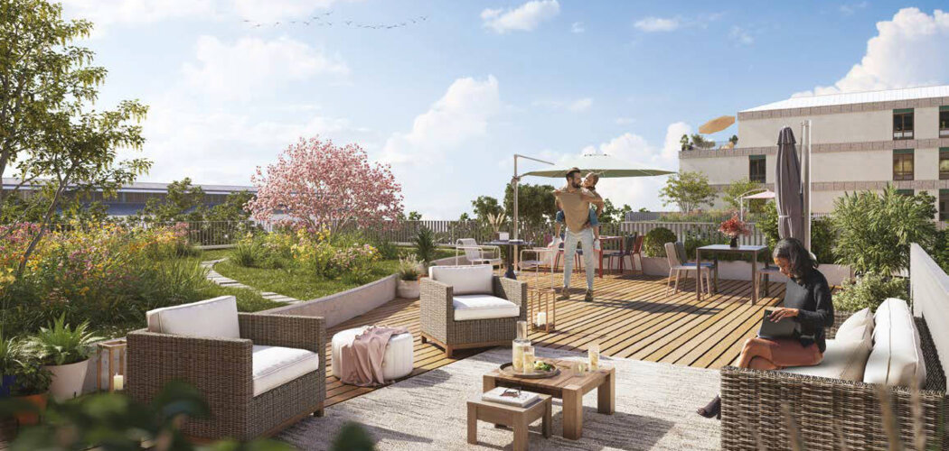Programme immobilier neuf PASSERELLE DU CHEMIN VERT - Aubervilliers proche métro ligne 12 et future ligne 15 (93300) - Référence : 16269