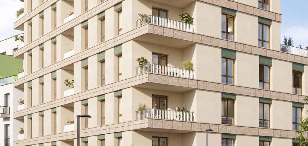 Programme immobilier neuf PASSERELLE DU CHEMIN VERT - Aubervilliers proche métro ligne 12 et future ligne 15 (93300) - Référence : 16269