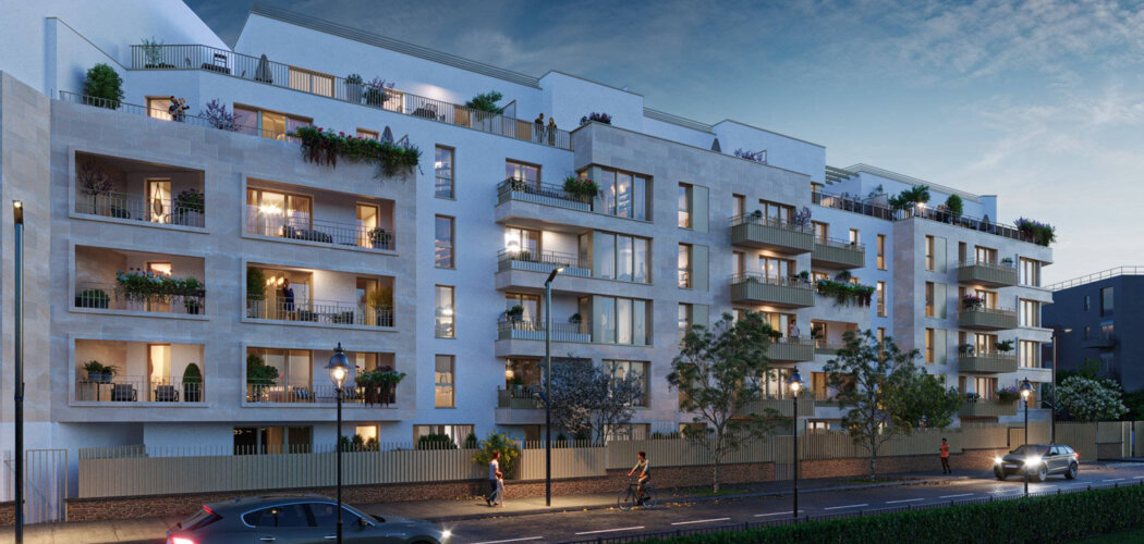 Programme immobilier neuf Square 160 - Aubervilliers proche métro ligne 12 résidence contemporaine (93300) - Référence : 17120