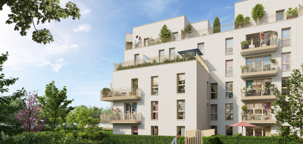Programme immobilier neuf Square 160 - Aubervilliers proche métro ligne 12 résidence contemporaine (93300) - Référence : 17120