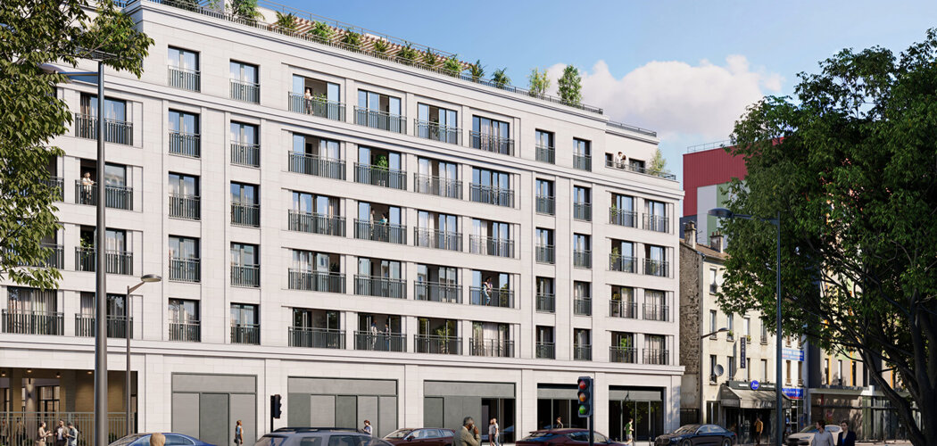 Programme immobilier neuf COUR PIVERT - Aubervilliers résidence verdoyante proche du métro ligne 7 (93300) - Référence : 18115