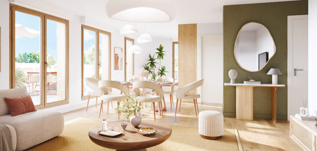 Programme immobilier neuf Icone (93) - Aubervilliers vivre proche métro M7 M12 dans un quartier en renouveau (93300) - Référence : 17010
