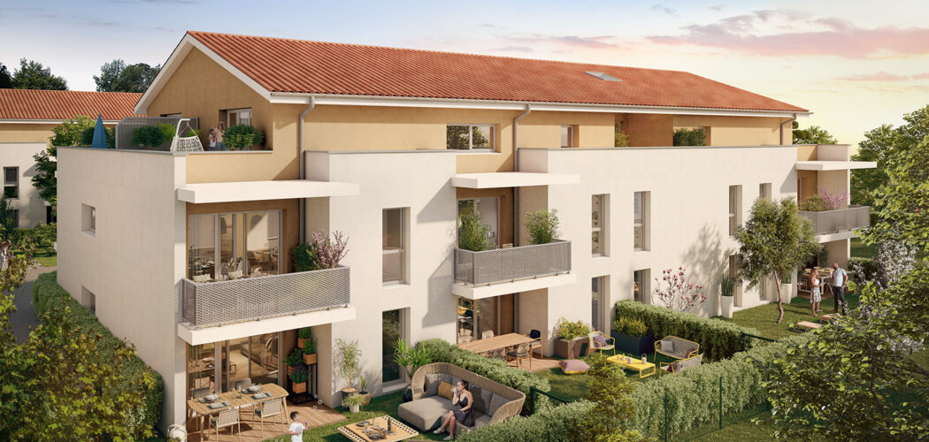 Programme immobilier neuf RÉSIDENCE MAZUREVA - Aucamville : appartements neufs du studio au 4 pièces à 15 min des bassins d’emplois aéronautiques (31140) - Référence : 14863