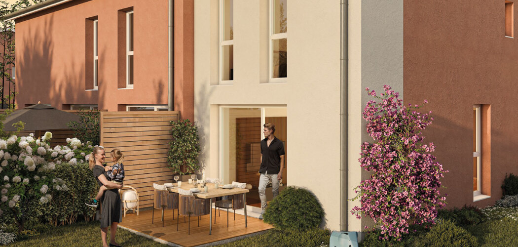 Programme immobilier neuf LIVA - Aucamville proche du métro et centre commercial (31140) - Référence : 14865