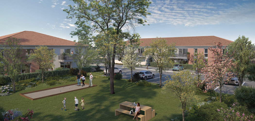 Programme immobilier neuf LIVA - Aucamville proche du métro et centre commercial (31140) - Référence : 14865