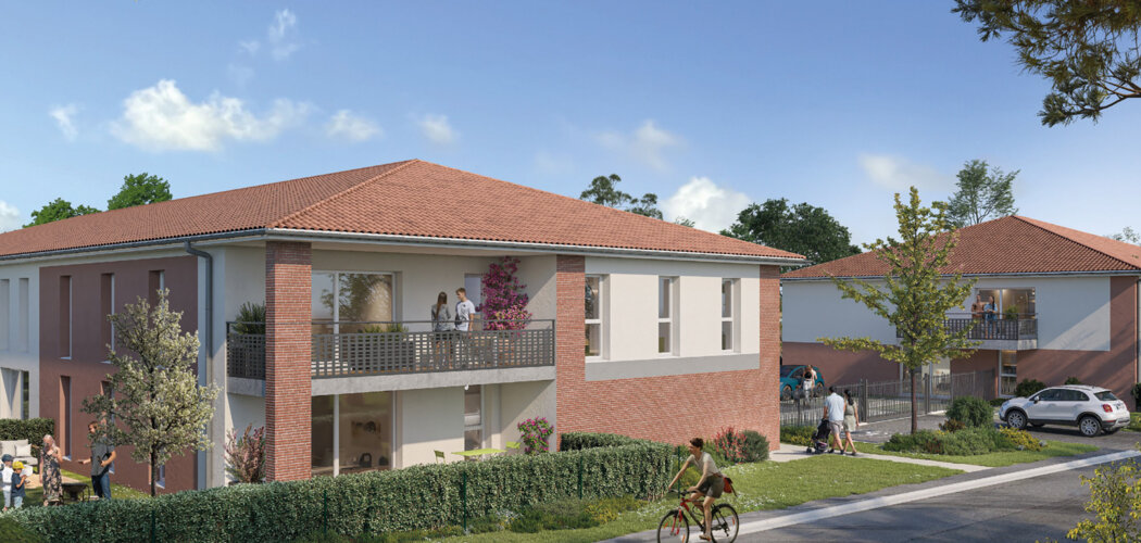 Programme immobilier neuf LIVA - Aucamville proche du métro et centre commercial (31140) - Référence : 14865