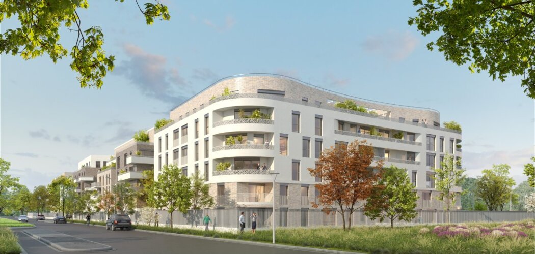 Programme immobilier neuf LE CLOS CHAGALL - Aulnay-sous-Bois à deux pas de la future ligne 16 du métro (93600) - Référence : 15037