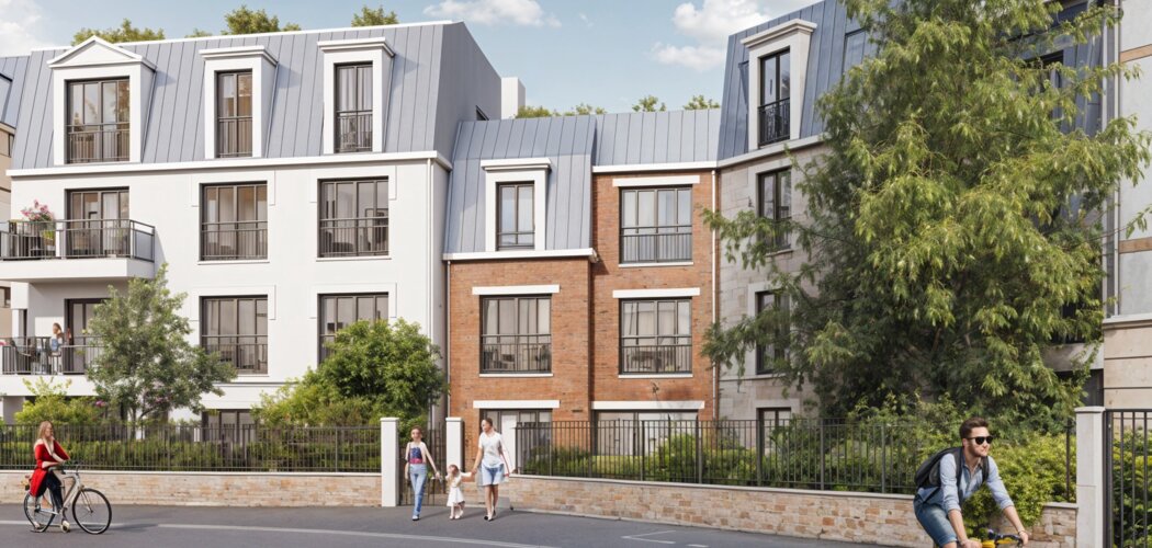Programme immobilier neuf LE FLOREAL - Aulnay-sous-Bois à distance piétonne de la gare RER B (93600) - Référence : 16535