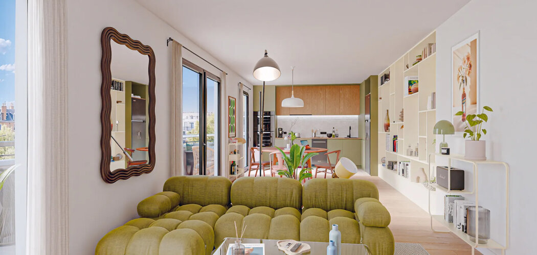 Programme immobilier neuf IDEALIA - Aulnay-sous-Bois proche RER et espaces verts (93600) - Référence : 18410
