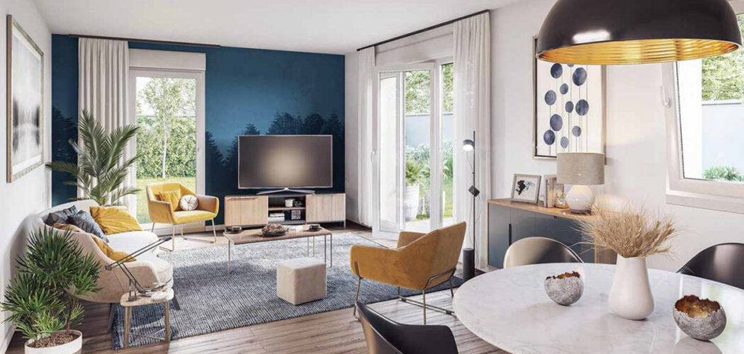 Programme immobilier neuf L'Ecrin de la Rhonelle - Aulnoy-Lez-Valenciennes : appartements neufs du studio au 4 pièces proche du tramway (59300) - Référence : 13891