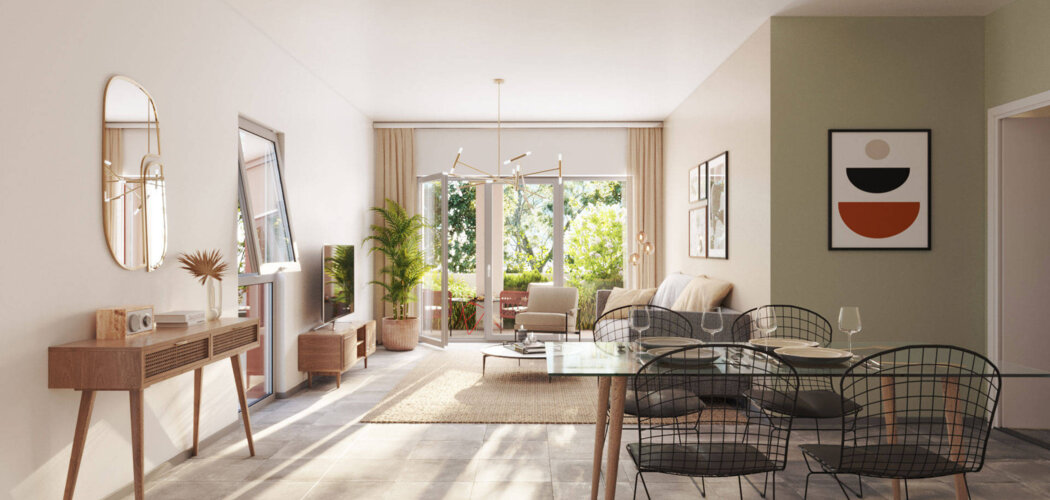 Programme immobilier neuf L'Ecrin de la Rhonelle - Aulnoy-Lez-Valenciennes : appartements neufs du studio au 4 pièces proche du tramway (59300) - Référence : 13891