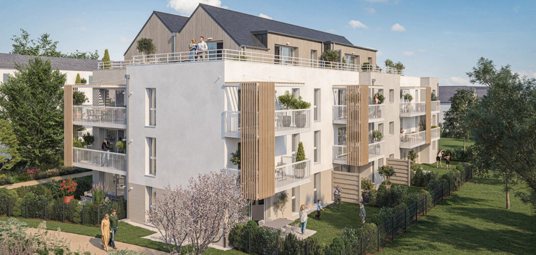 Programme immobilier neuf L'Ancrage - Auray adresse de charme à quelques minutes de la gare (56400) - Référence : 17273