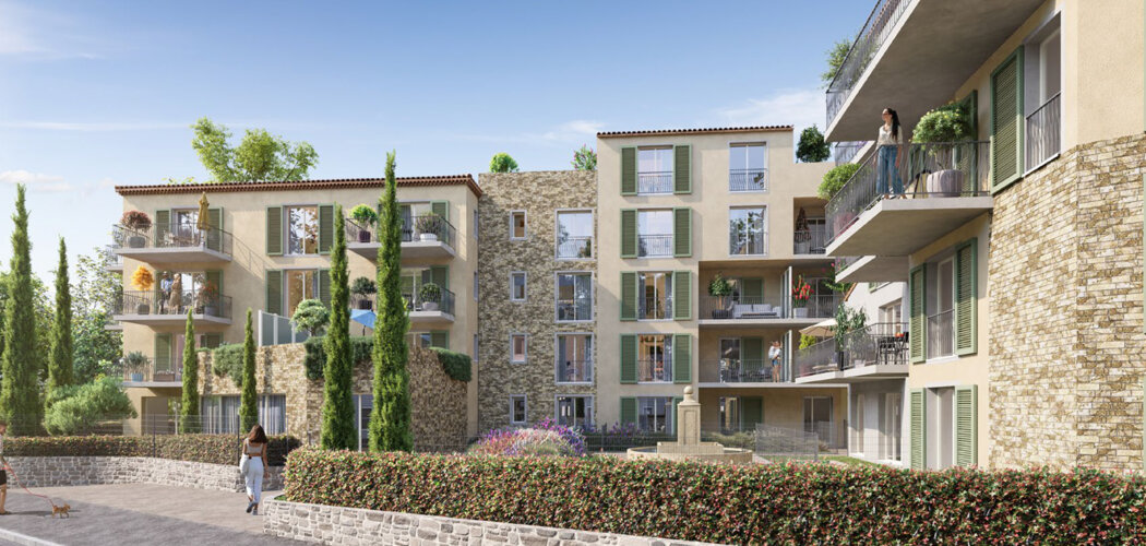 Programme immobilier neuf Coté village - Auribeau Village à 300 m des commerces (06810) - Référence : 18436
