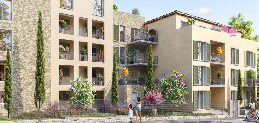 Programme immobilier neuf Coté village - Auribeau Village à 300 m des commerces (06810) - Référence : 18436