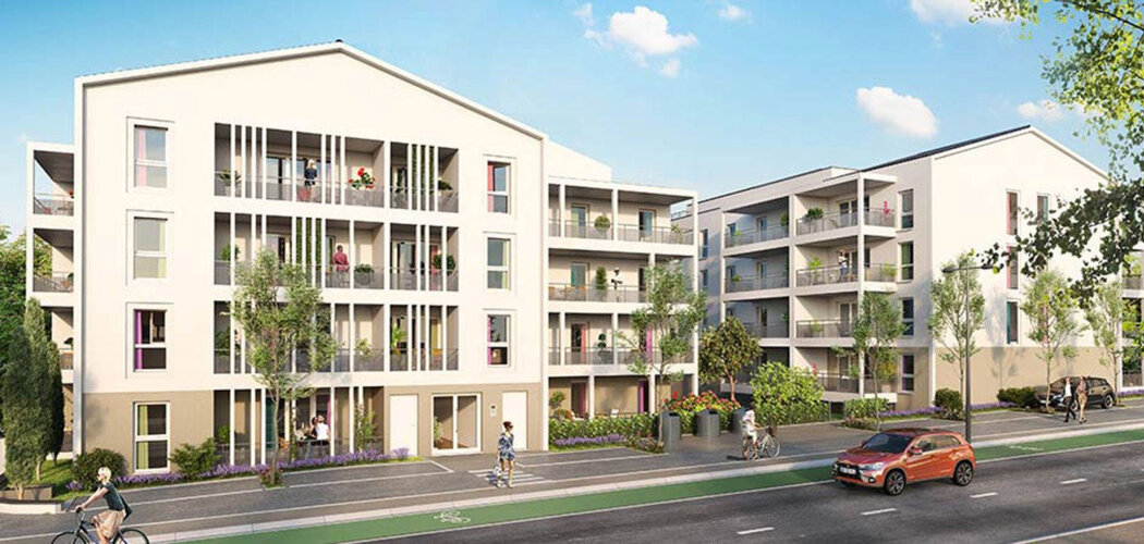 Programme immobilier neuf LA COUR DES DAMES - Auriol : Appartements T1–T4 avec terrasses, jardins et parking sécurisé proche du centre et des accès routiers (13390) - Référence : 4851
