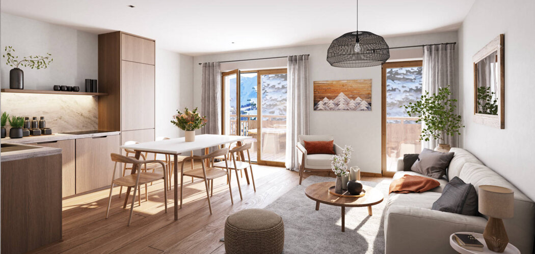 Programme immobilier neuf IVORY LODGE - Auron proche du parc du Mercantour (06660) - Référence : 13451