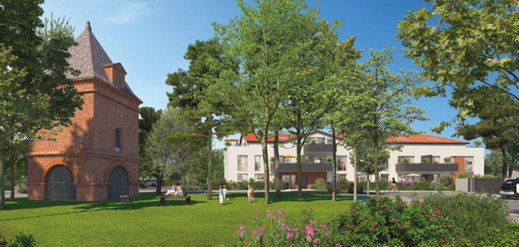 Programme immobilier neuf LA COLOMBIERE - Aussonne : Appartements T2–T5 avec terrasses, parking aérien et proximité centre-ville (31840) - Référence : 7079
