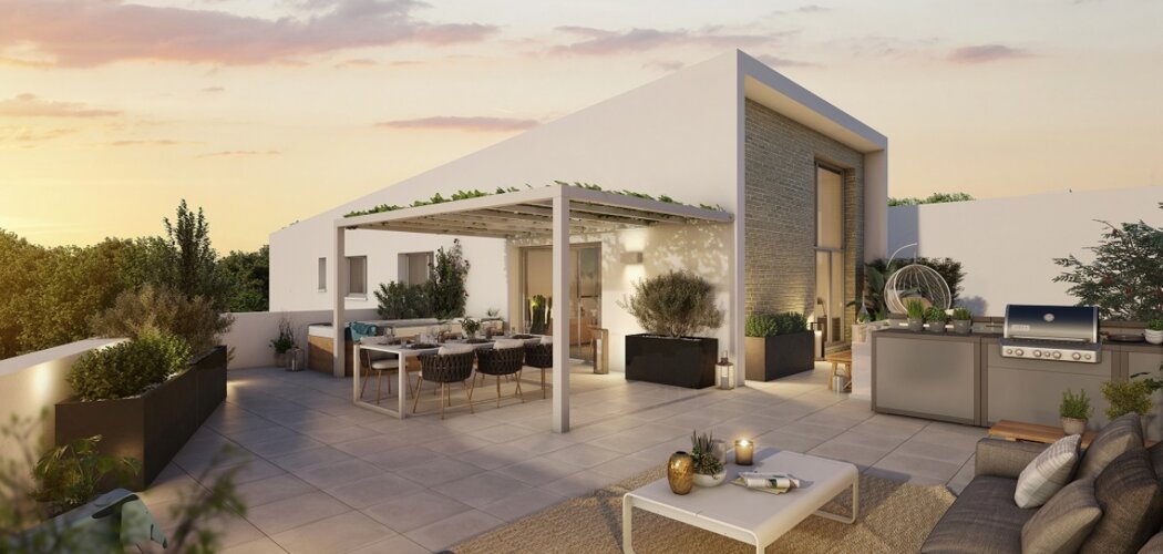 Programme immobilier neuf Gaïa - Auzeville-Tolosane : Appartements T2–T5 avec terrasses, parking sécurisé et proximité côteaux (31320) - Référence : 14791