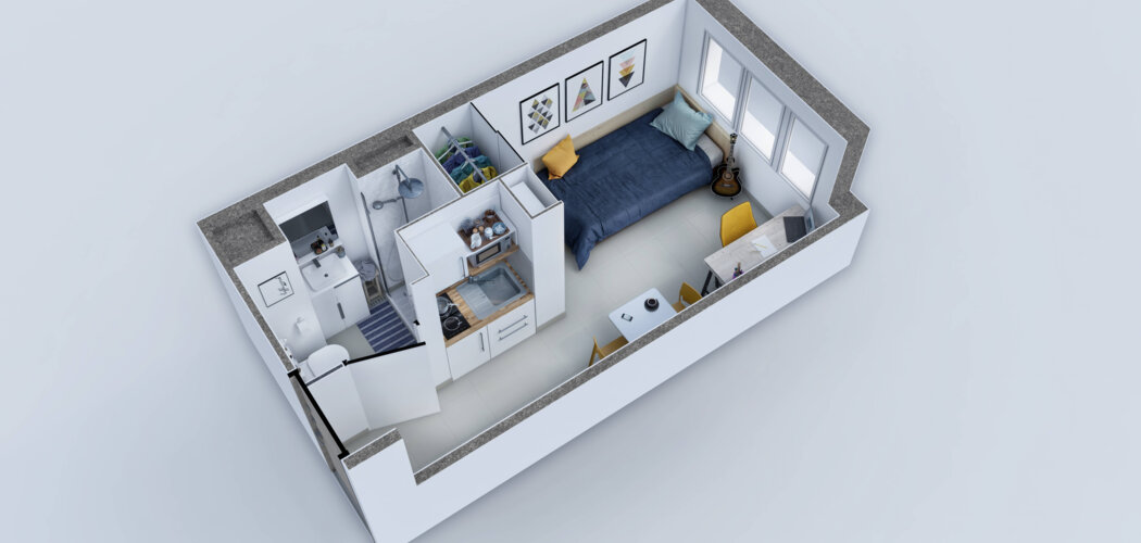 Programme immobilier neuf CAMPUS TOLOSAN - Auzeville-Tolosane résidence étudiante proche des universités et de Toulouse (31320) - Référence : 14857