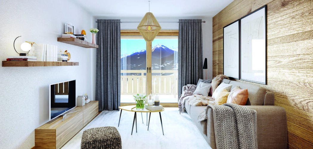 Programme immobilier neuf LE ROC - Avanchers-Valmorel près des stations de ski (73260) - Référence : 8649