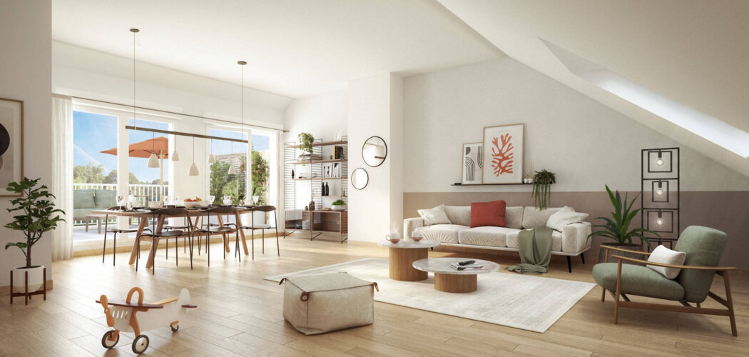 Programme immobilier neuf Les Dryades - Avon : Appartements studio–T5 avec terrasses, jardins et proximité gare (77210) - Référence : 6976