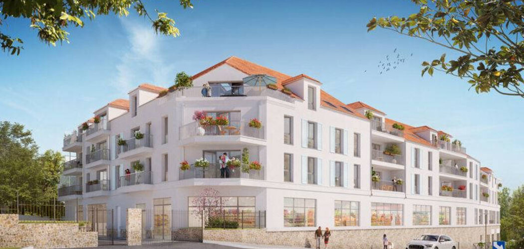 Programme immobilier neuf Les Dryades - Avon : Appartements studio–T5 avec terrasses, jardins et proximité gare (77210) - Référence : 6976