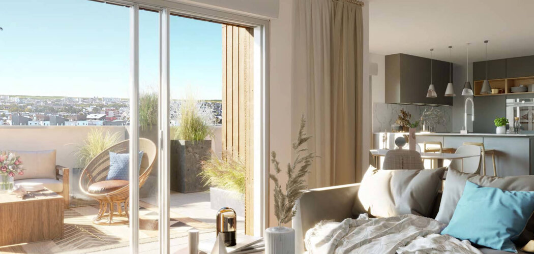 Programme immobilier neuf Chrysalide - Avrillé : appartements neufs du 2 au 4 pièces au pied du tram et proche du lycée des Buissonnets (49240) - Référence : 17596