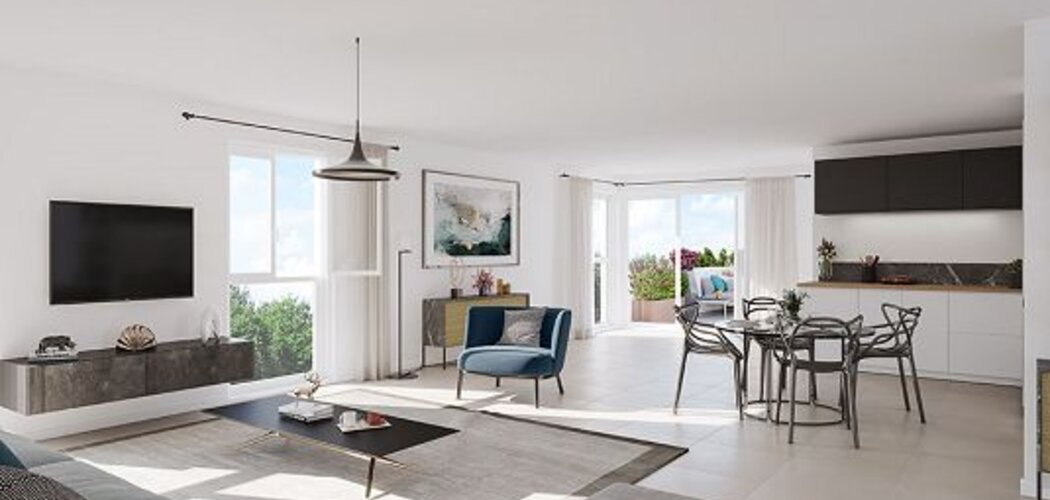 Programme immobilier neuf L'Instant - Avrillé : Appartements T3–T5 avec terrasses, parking et commerces à proximité immédiate du tram (49240) - Référence : 14359