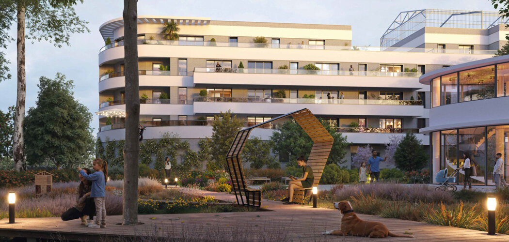 Programme immobilier neuf Attitude - Avrillé investissement senior en cadre résidentiel (49240) - Référence : 17508