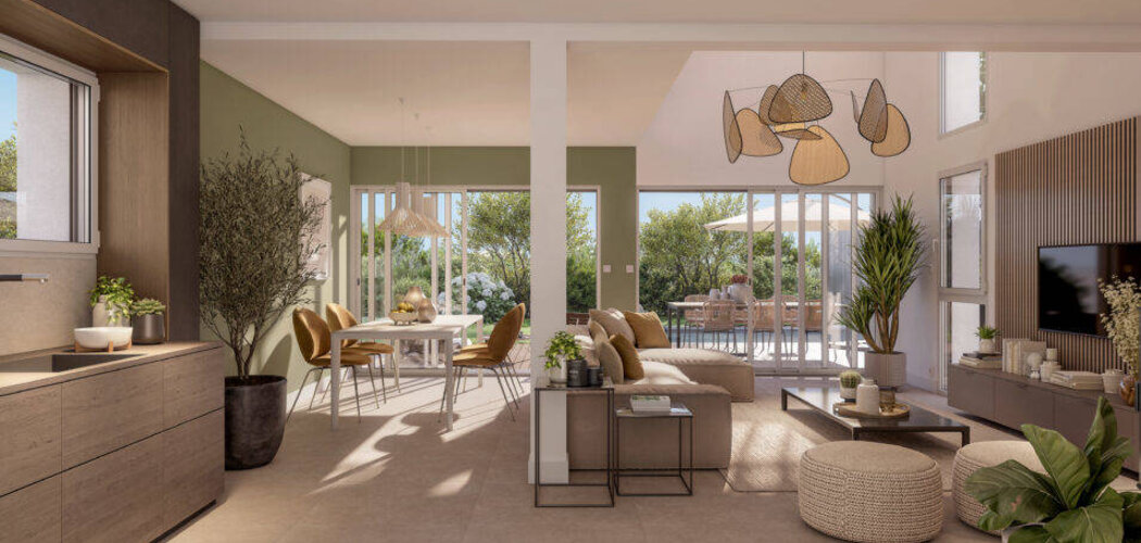 Programme immobilier neuf VILLA PORT BLANC - Baden villas familiales au centre du Golfe du Morbihan (56870) - Référence : 12035