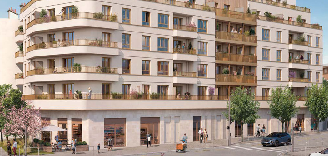 Programme immobilier neuf LE 5 RASPAIL - Bagnolet aux portes de Paris à 5 min vélo du métro 11 (93170) - Référence : 16644
