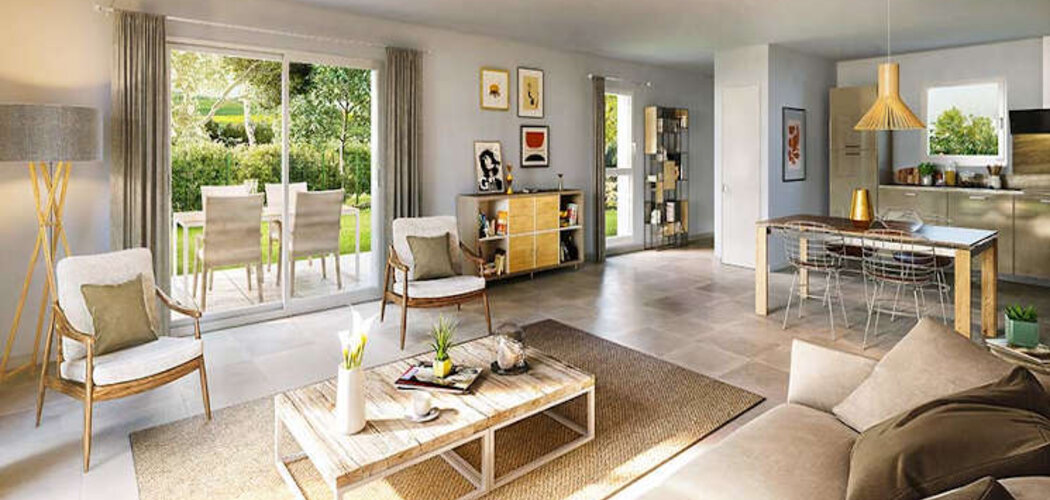 Programme immobilier neuf LES NATURELLES - Bagnols : Maisons T4–T5 avec jardins, terrasses et cadre naturel au cœur du Beaujolais (69620) - Référence : 3607