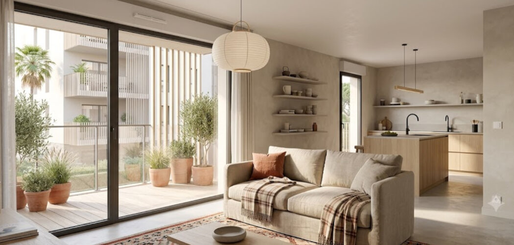 Programme immobilier neuf DOMAINE DE CANASTEL - Baillargues : Appartements T2–T4 avec terrasses, vues Pic Saint-Loup et attiques proche de la Mairie (34670) - Référence : 18545