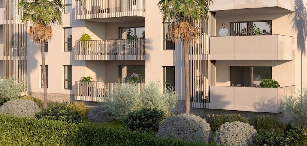 Programme immobilier neuf DOMAINE DE CANASTEL - Baillargues : Appartements T2–T4 avec terrasses, vues Pic Saint-Loup et attiques proche de la Mairie (34670) - Référence : 6285