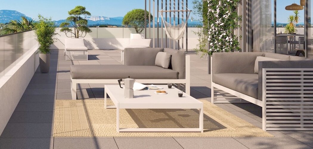 Programme immobilier neuf DOMAINE DE CANASTEL - Baillargues : Appartements T2–T4 avec terrasses, vues Pic Saint-Loup et attiques proche de la Mairie (34670) - Référence : 6285