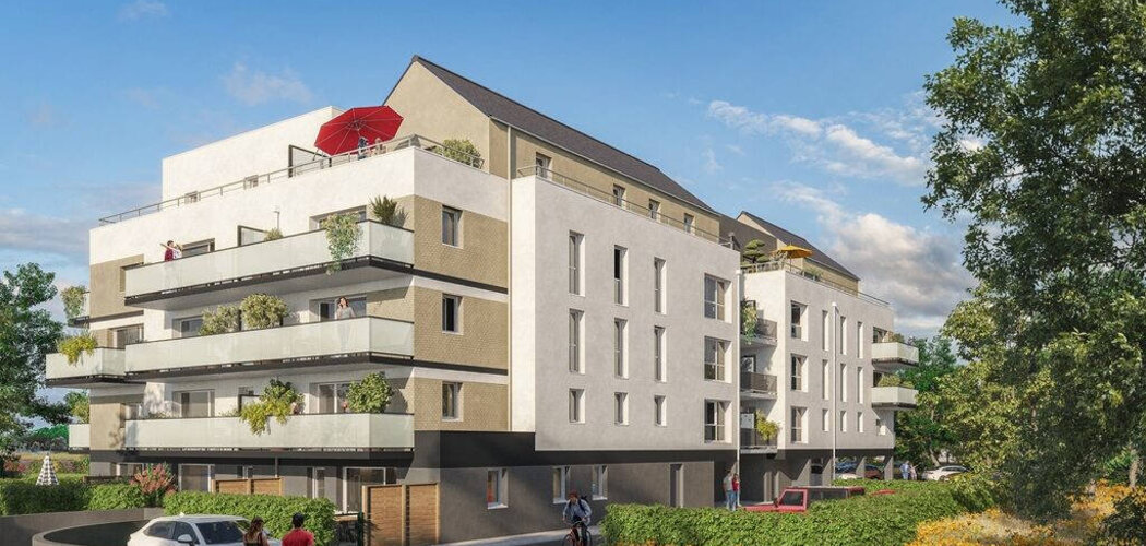 Programme immobilier neuf LE QUAI - Bain-de-Bretagne : appartements neufs du 2 au 4 pièces à 4 min du centre-ville (35470) - Référence : 15174