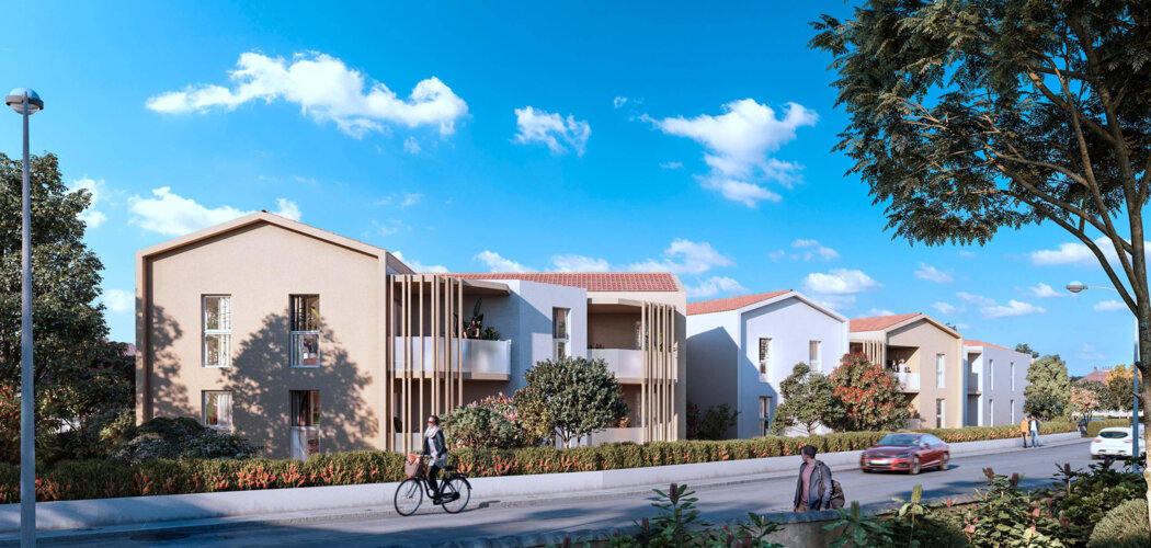 Programme immobilier neuf Le Carignan - Balaruc-les-Bains : appartements neufs du 2 au 4 pièces en quartier verdoyant (34540) - Référence : 15063