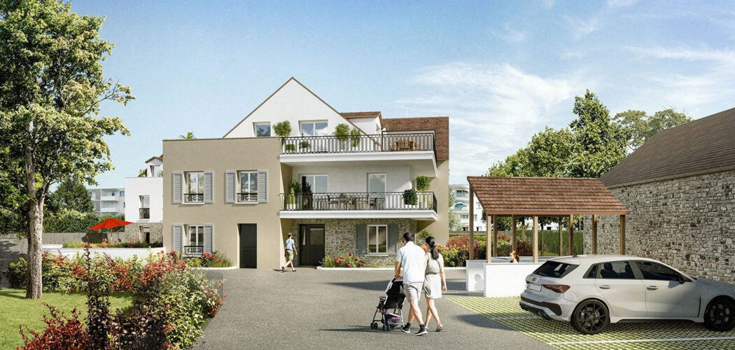 Programme immobilier neuf Le Cèdre Bleu - Ballancourt-sur-Essonne à quelques minutes à pied du RER D (91610) - Référence : 16524