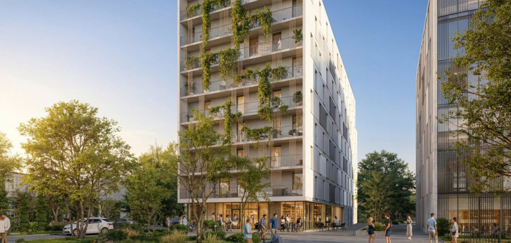Programme immobilier neuf STATION BALMA - Quai 64 - Balma studios étudiants proches de l’EPSI et de l’IDRAC (31130) - Référence : 18384