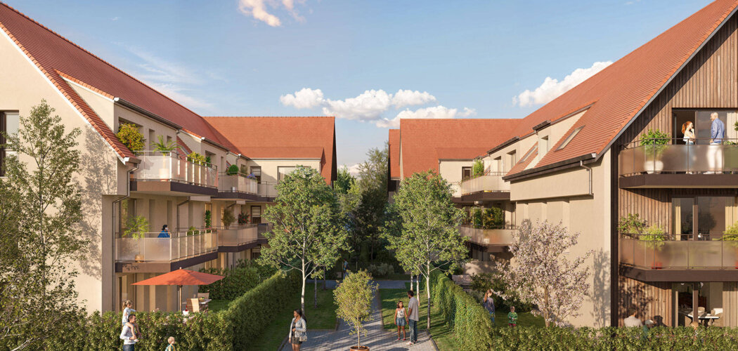 Programme immobilier neuf Le Clos des Vignes - Barr aux portes du centre à deux pas de la gare SNCF (67140) - Référence : 15899