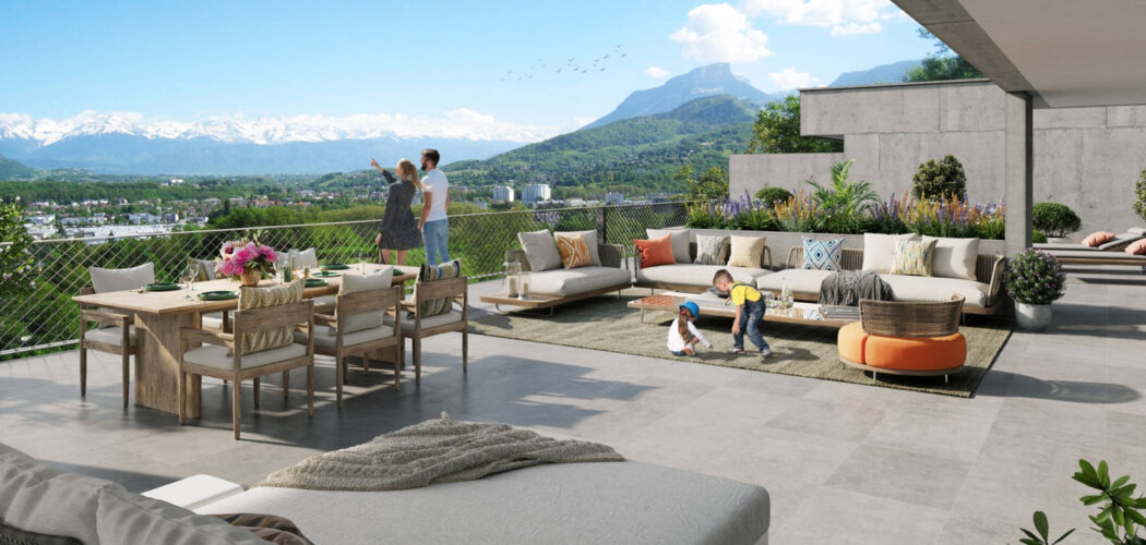 Programme immobilier neuf Arbor & sens - BAT F - Bassens panorama sur les massifs Granier et Belledonne aux portes de Chambéry (73000) - Référence : 11785